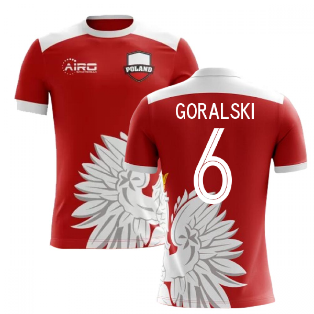 2024-2025 Poland Away Concept Football Shirt (Goralski 6) - Kids