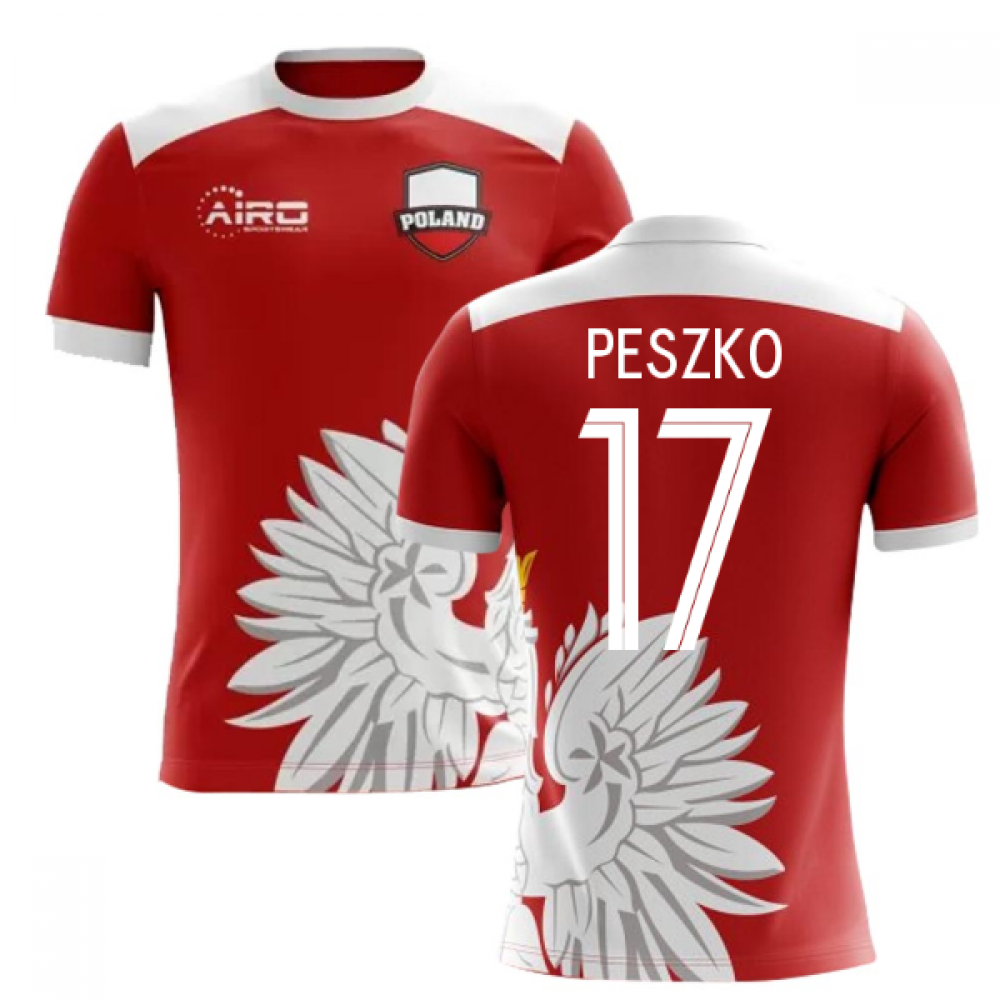 2023-2024 Poland Away Concept Football Shirt (Peszko 17) - Kids