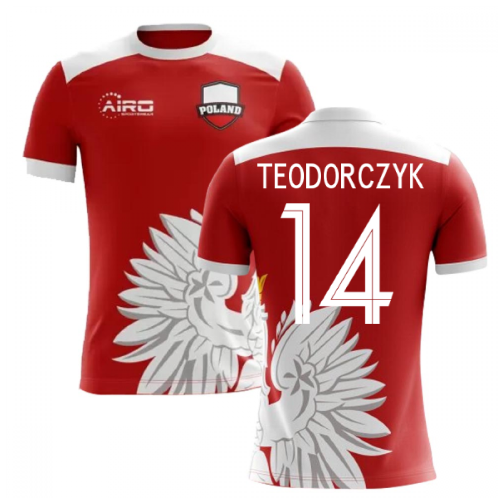 2025-2026 Poland Away Concept Football Shirt (Teodorczyk 14) - Kids