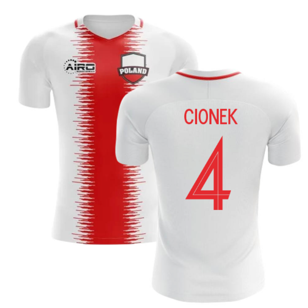 2024-2025 Poland Home Concept Football Shirt (Cionek 4)