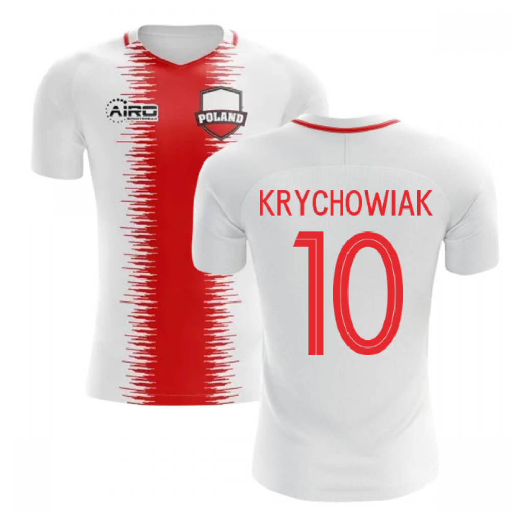 2023-2024 Poland Home Concept Football Shirt (Krychowiak 10) - Kids