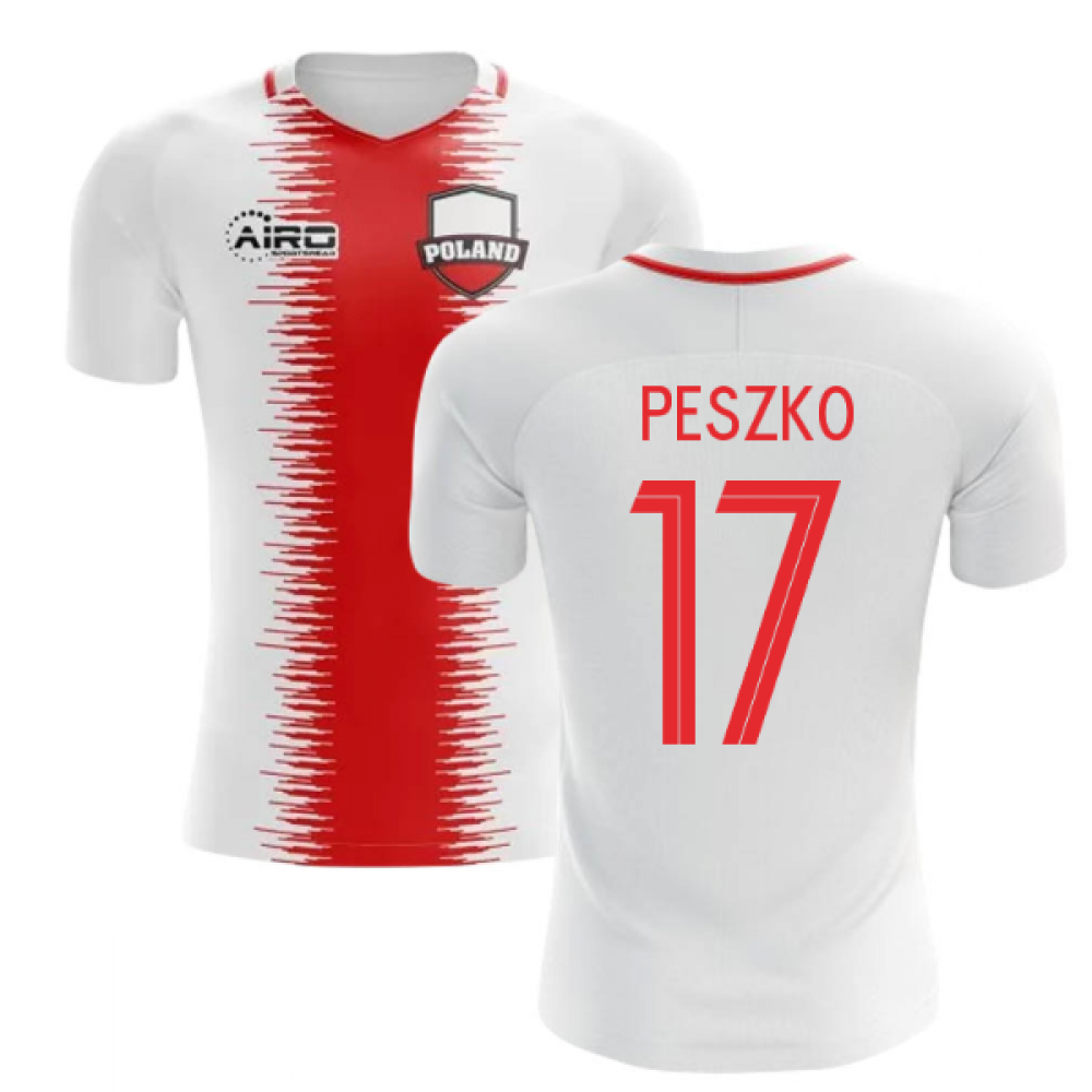 2024-2025 Poland Home Concept Football Shirt (Peszko 17)