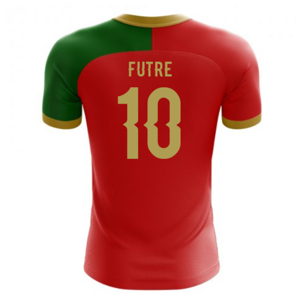 2023-2024 Portugal Flag Home Concept Football Shirt (Futre 10) - Kids
