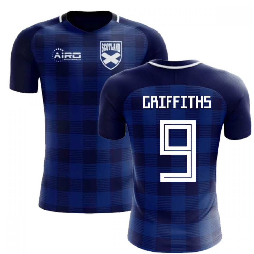 2024-2025 Scotland Tartan Concept Football Shirt (Griffiths 9) - Kids