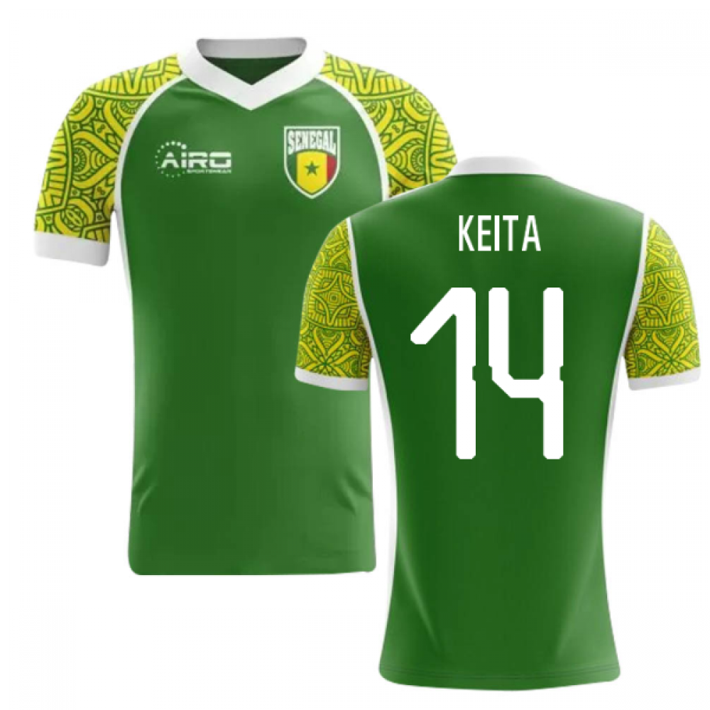 2024 2025 Senegal Away Concept Football Shirt Keita 14 SENEGALA 131873 62.82 Teamzo
