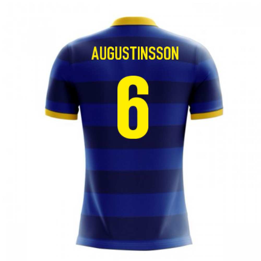 2023-2024 Sweden Airo Concept Away Shirt (Augustinsson 6) - Kids