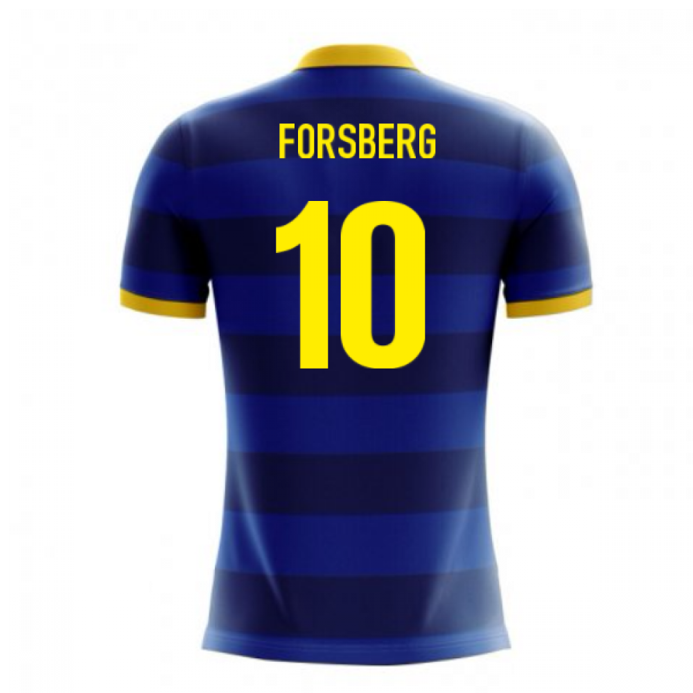 2023-2024 Sweden Airo Concept Away Shirt (Forsberg 10)