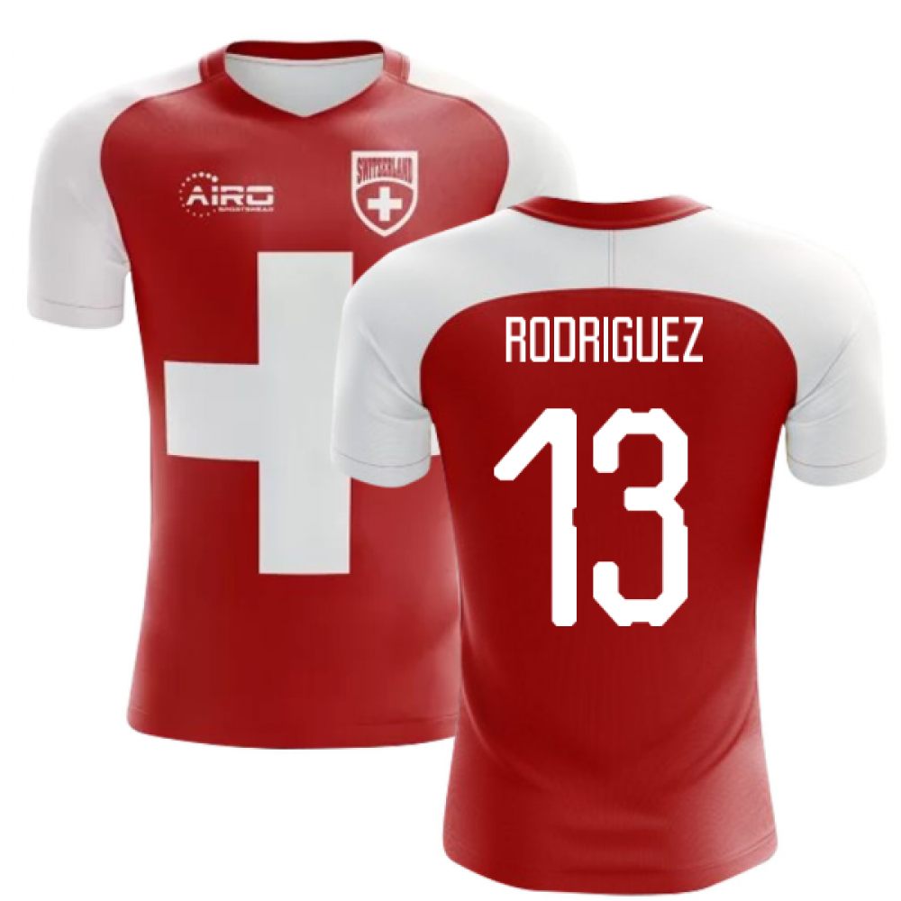2023-2024 Switzerland Flag Concept Football Shirt (Rodriguez 13) - Kids