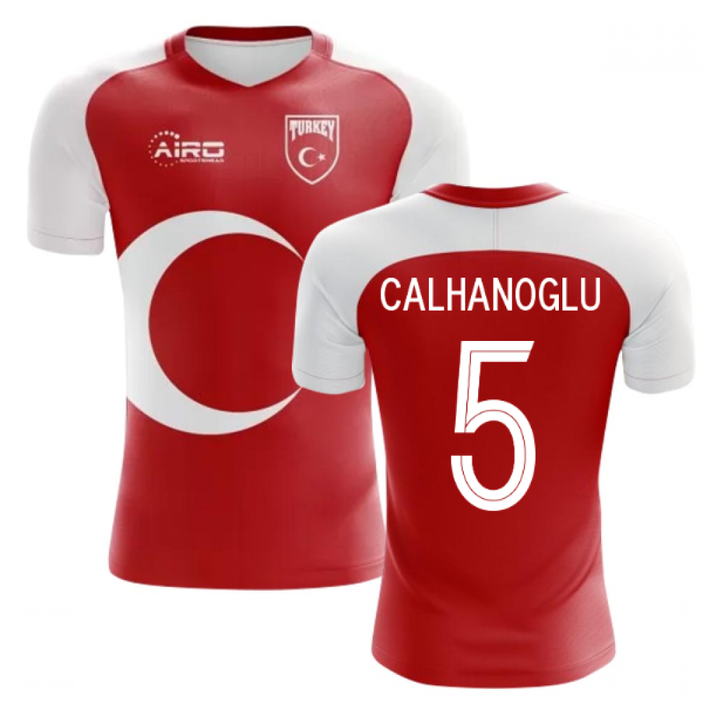 2023-2024 Turkey Home Concept Football Shirt (Calhanoglu 5) - Kids