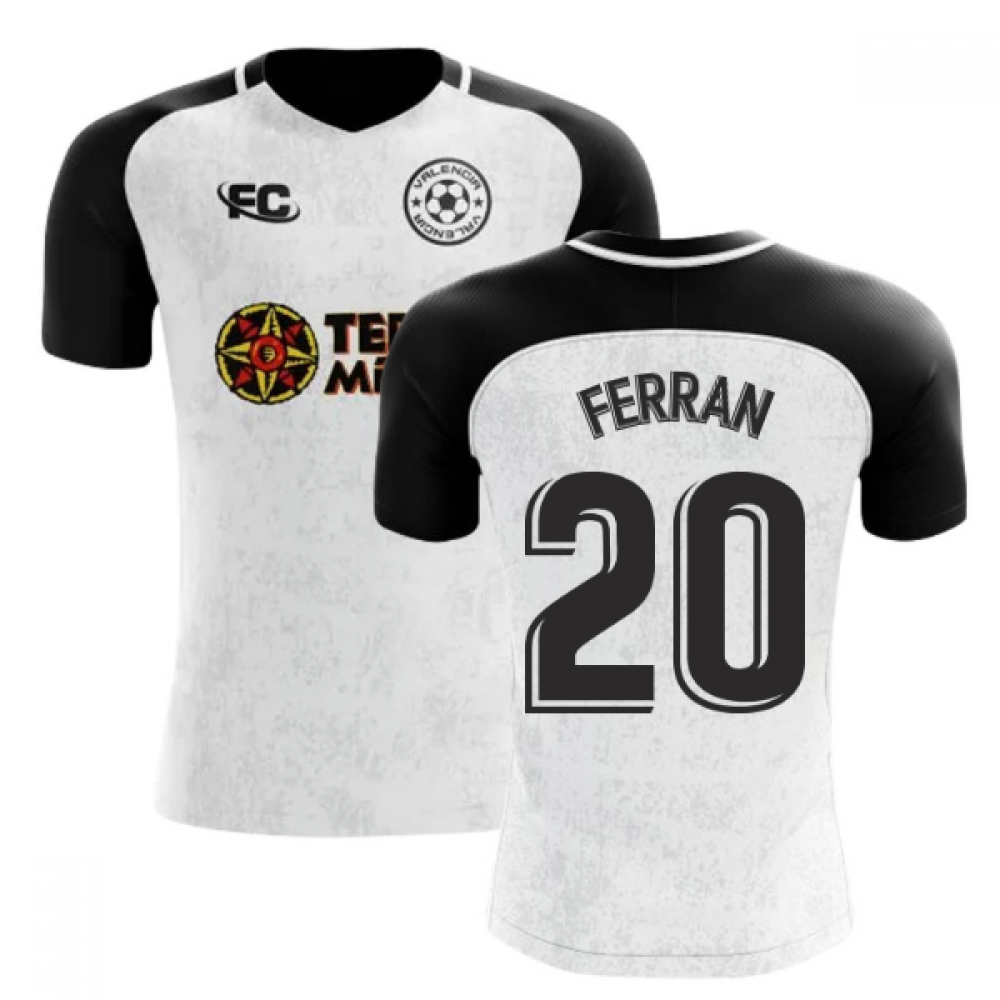 2018-2019 Valencia Fans Culture Home Concept Shirt (Ferran 20) - Little Boys