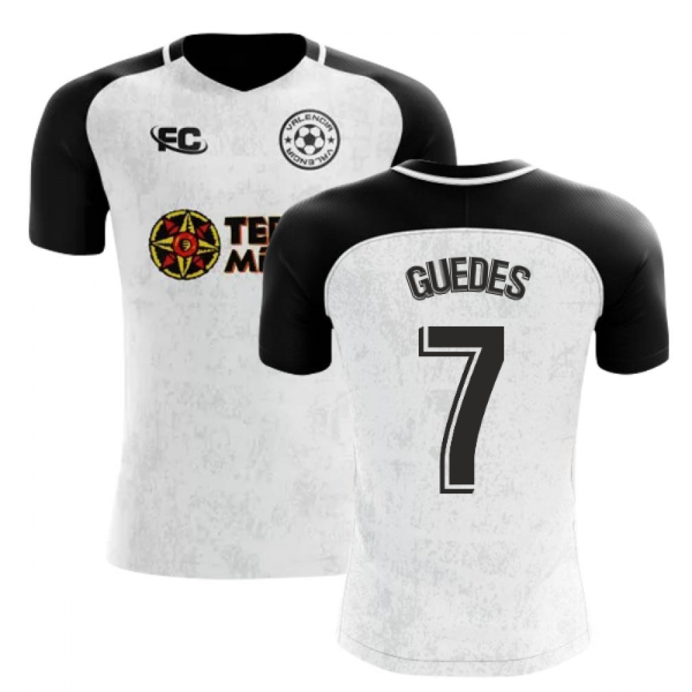 2018-2019 Valencia Fans Culture Home Concept Shirt (Guedes 7)