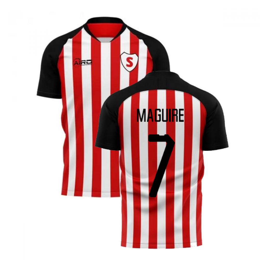 2024-2025 Sunderland Home Concept Football Shirt (Maguire 7)