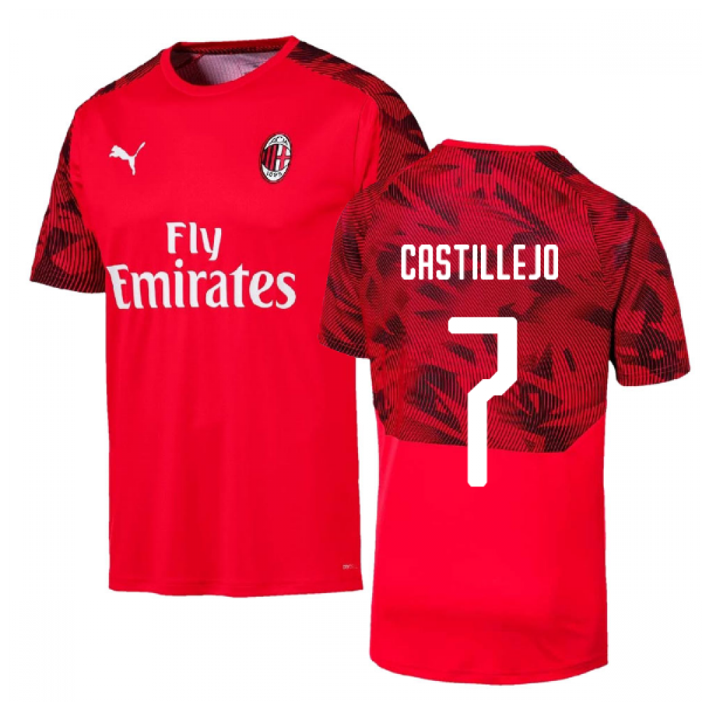 ac milan training shirt
