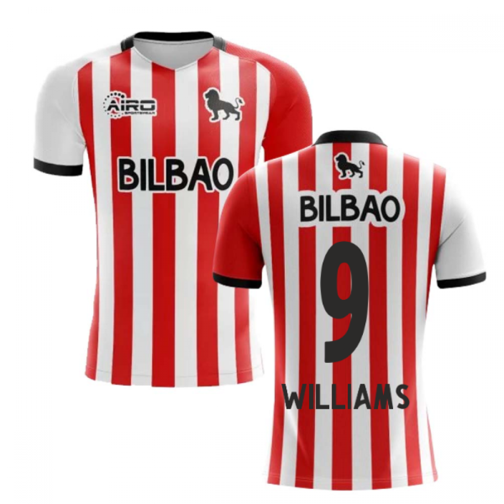 2025-2026 Athletic Bilbao Home Concept Football Shirt (WILLIAMS 9)