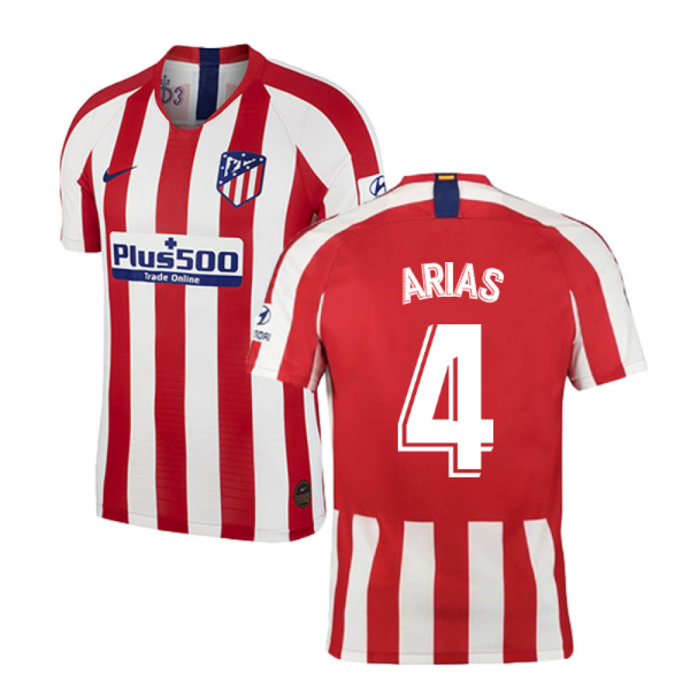 2019-2020 Atletico Madrid Vapor Match Home Shirt (ARIAS 4)