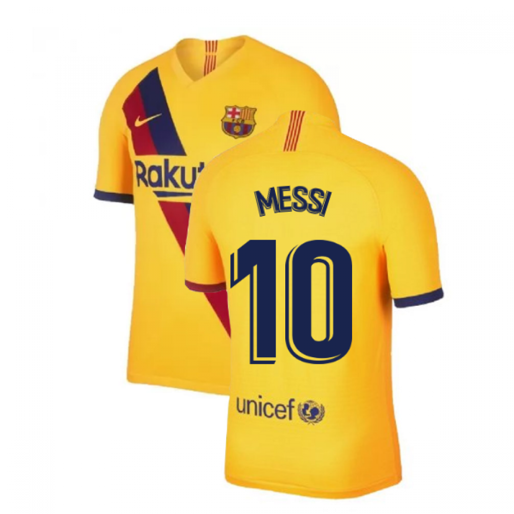 2019-2020 Barcelona Away Nike Shirt (Kids) (MESSI 10)