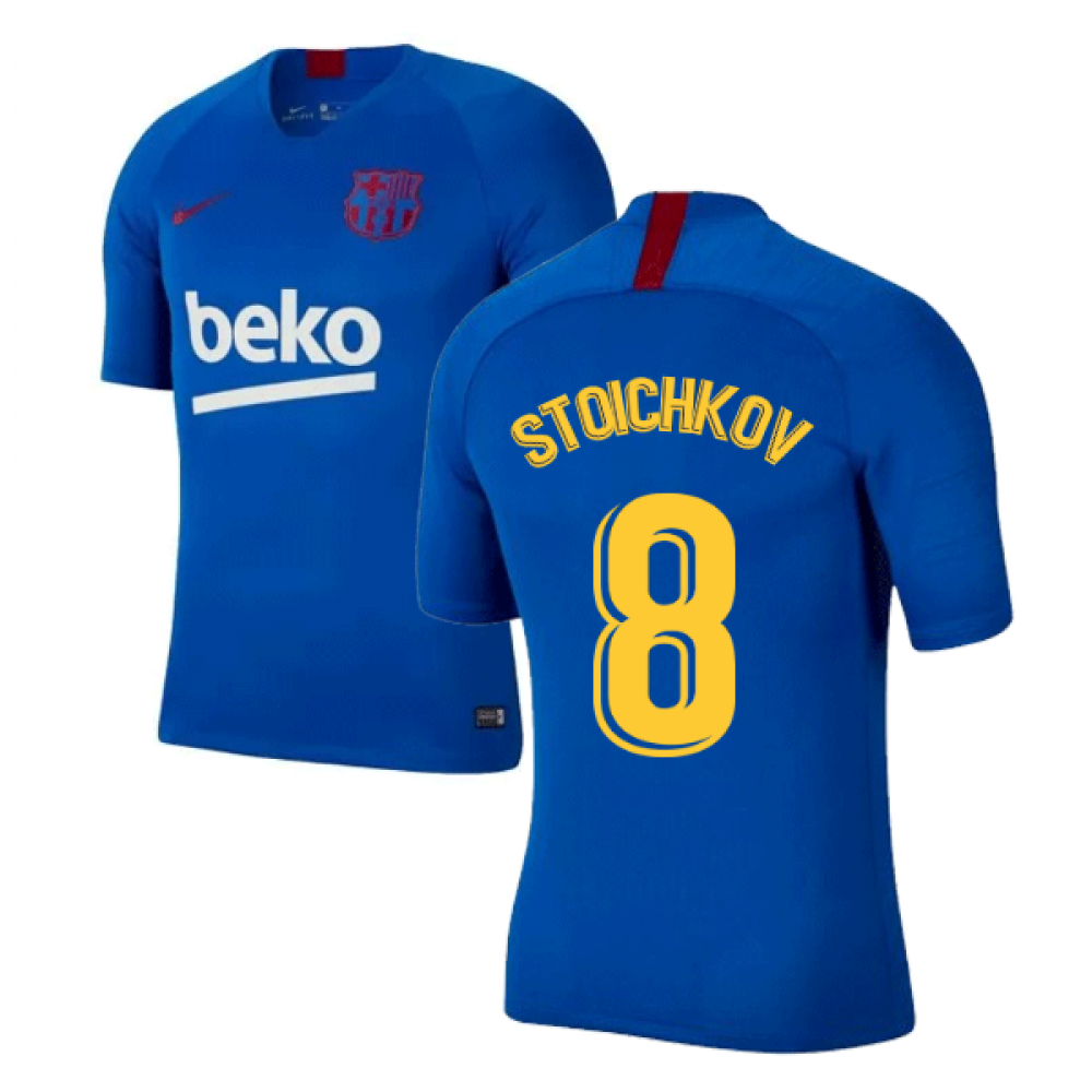 2019-2020 Barcelona Nike Training Shirt (Blue) - Kids (STOICHKOV 8)