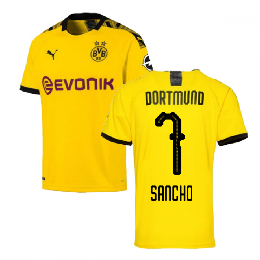 borussia dortmund home shirt