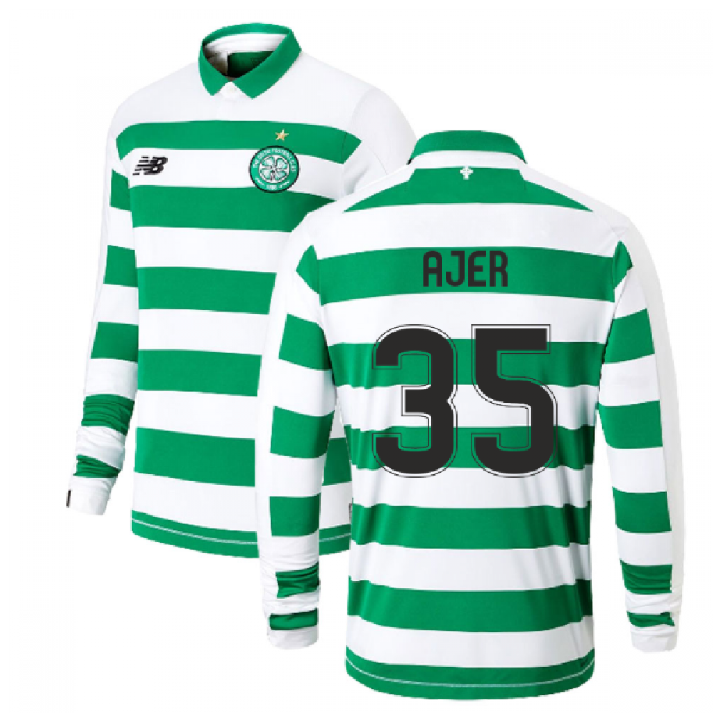 celtic long sleeve home shirt