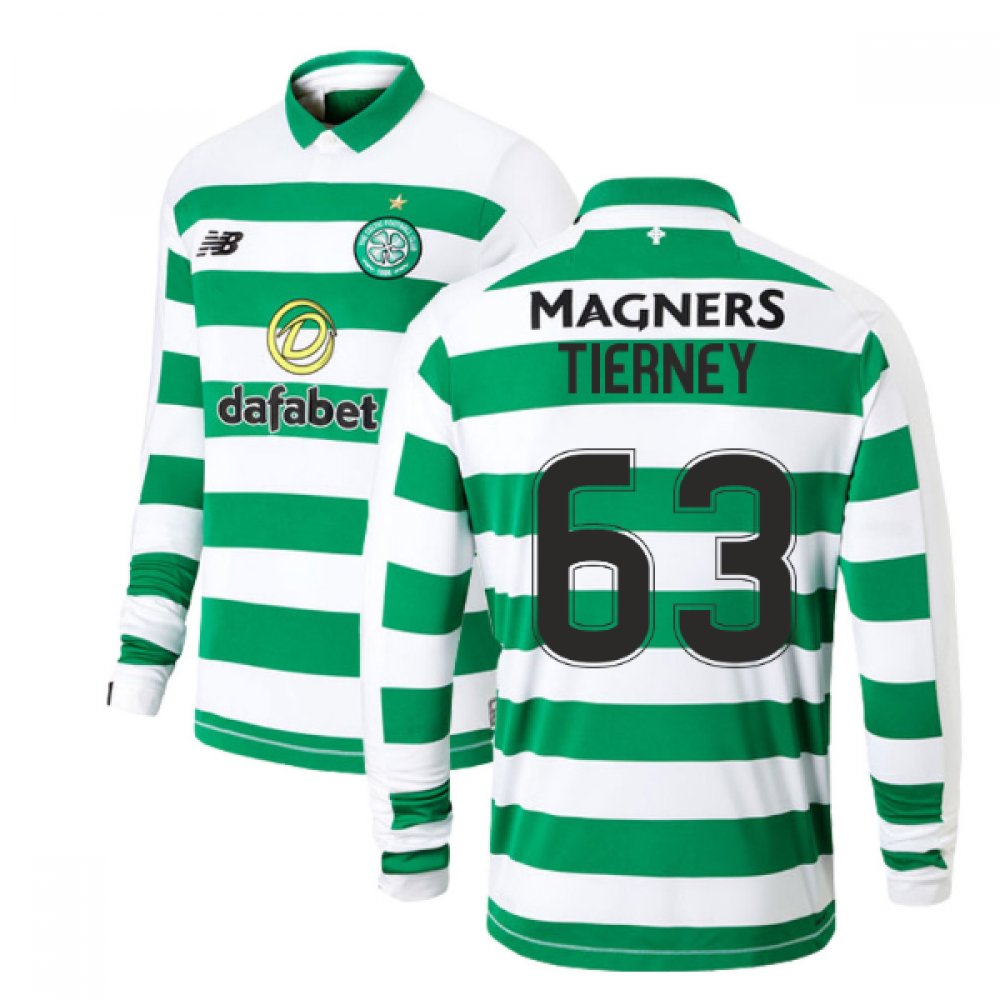 2019-2020 Celtic Home Long Sleeve Shirt 