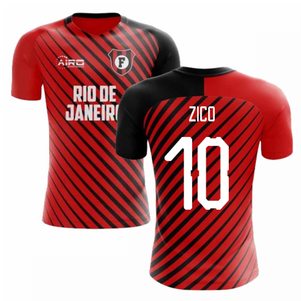 2025-2026 Flamengo Home Concept Football Shirt (Zico 10)