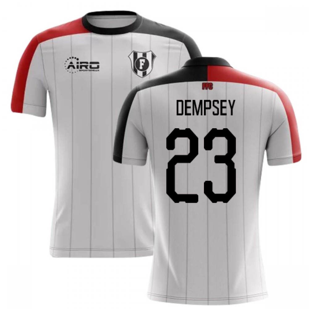 2020-2021 Fulham Home Concept Football Shirt (Dempsey 23) - Kids