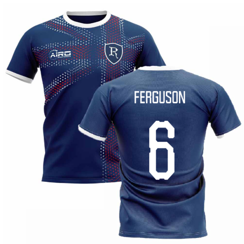 2023-2024 Glasgow Home Concept Football Shirt (FERGUSON 6)