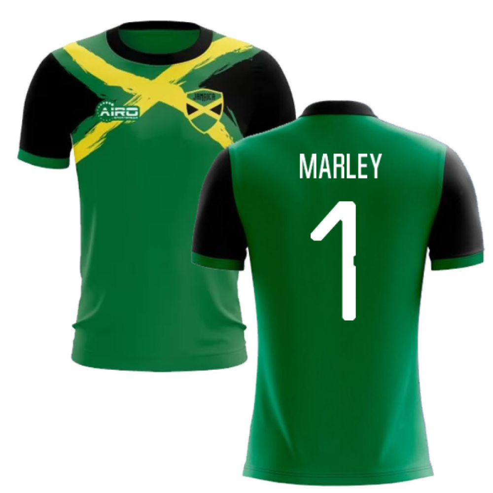 2023-2024 Jamaica Flag Concept Football Shirt (Marley 1)