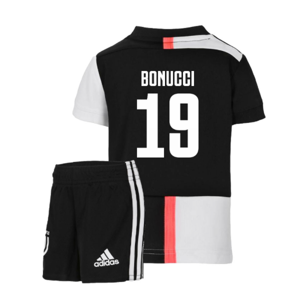 2019 2020 Juventus Adidas Home Baby Kit Bonucci 19