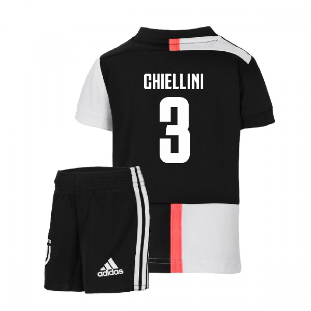 2019 2020 Juventus Adidas Home Baby Kit Chiellini 3