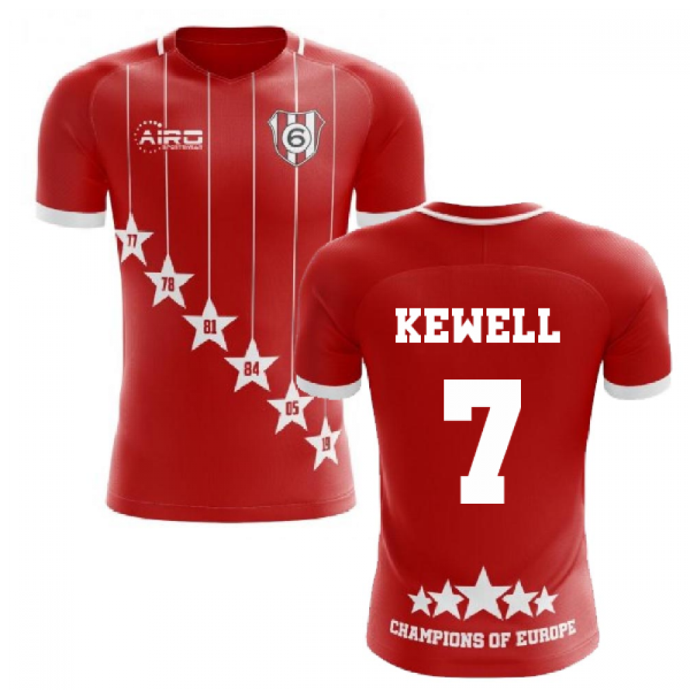 2023-2024 Liverpool 6 Time Champions Concept Football Shirt (Kewell 7)