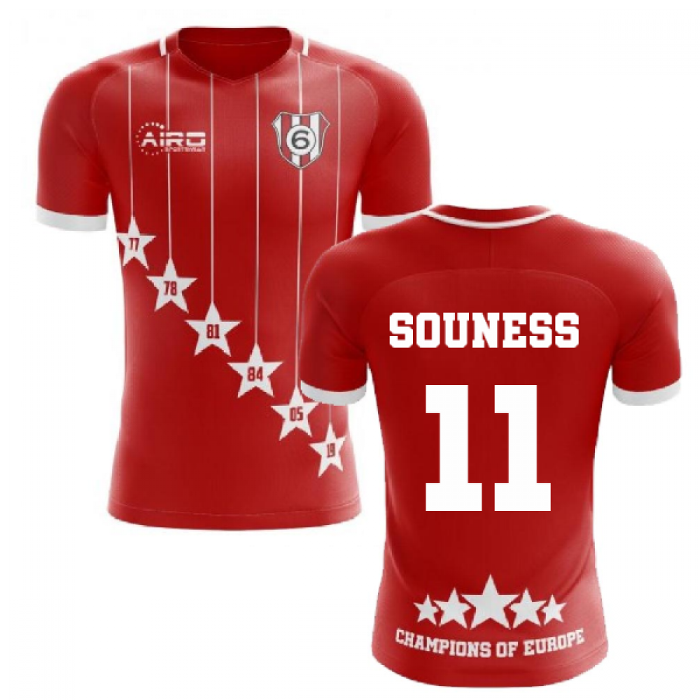 2023-2024 Liverpool 6 Time Champions Concept Football Shirt (Souness 11)