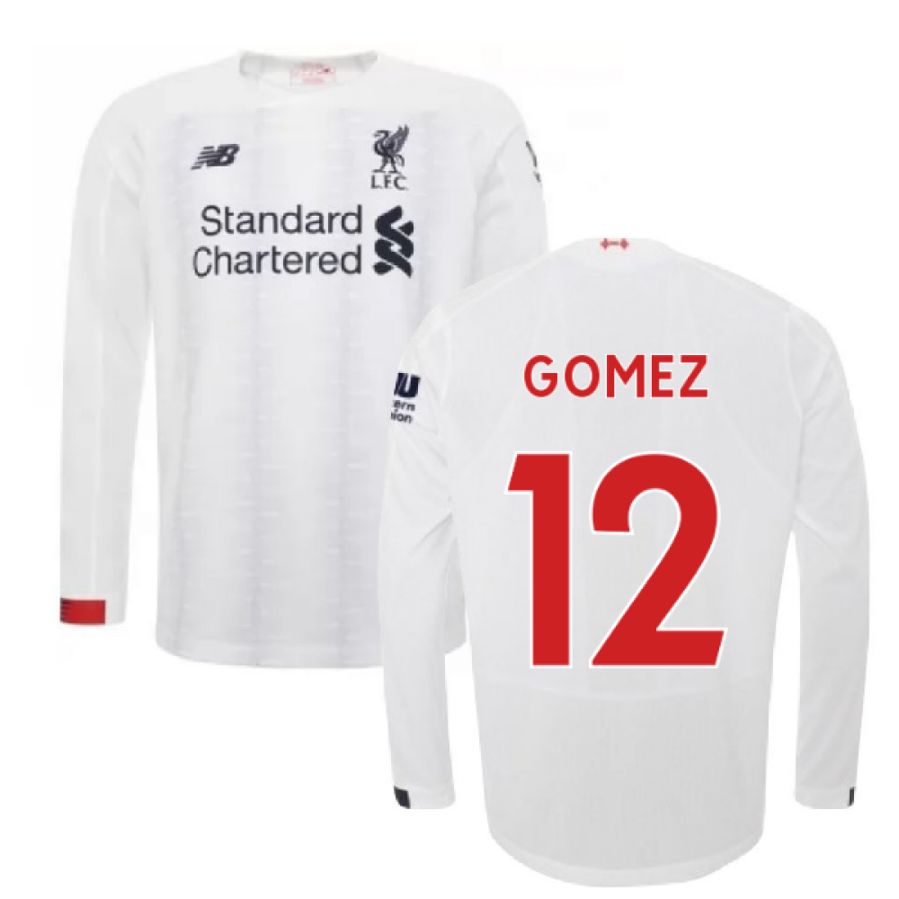 liverpool long sleeve away jersey
