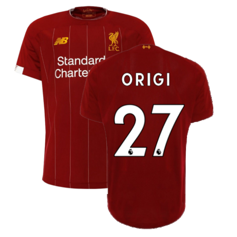 2019-2020 Liverpool Home European Shirt (Origi 27)