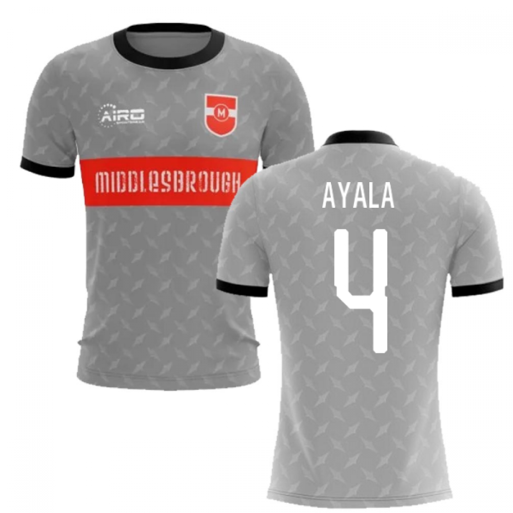 2020-2021 Middlesbrough Away Concept Football Shirt (Ayala 4)