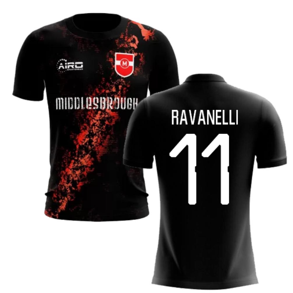 2025-2026 Middlesbrough Third Concept Football Shirt (Ravanelli 11)