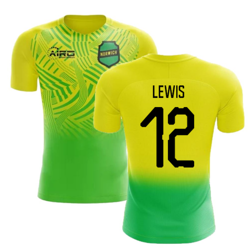 2024-2025 Norwich Home Concept Football Shirt (Lewis 12)