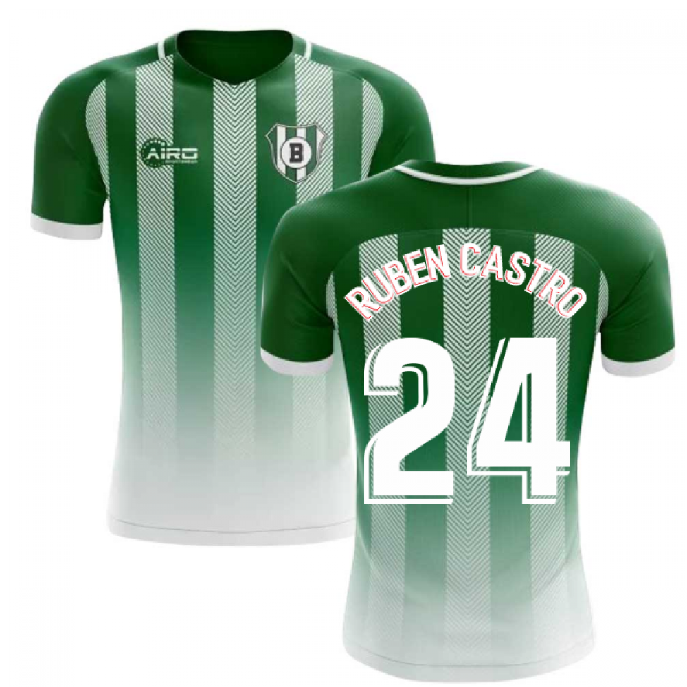 2023-2024 Real Betis Home Concept Football Shirt (Ruben Castro 24)