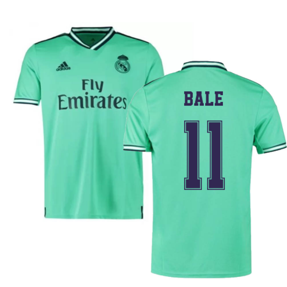 2019 2020 Real Madrid Adidas Third Shirt (Kids) (BALE 11 REAL Madrid Trikot Home Kinder 2019 Bale 11