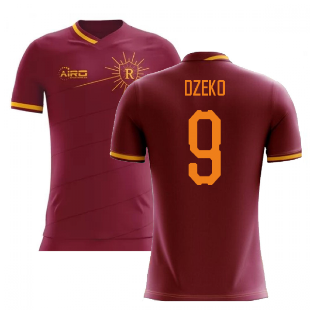 2025-2026 Roma Home Concept Football Shirt (DZEKO 9)