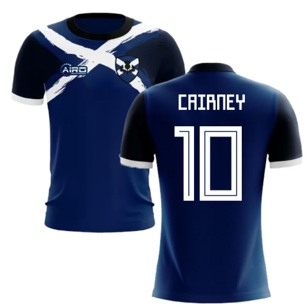 2024-2025 Scotland Flag Concept Football Shirt (Cairney 10)