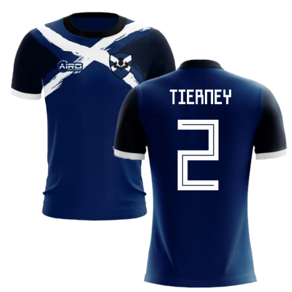 2024-2025 Scotland Flag Concept Football Shirt (Tierney 2)