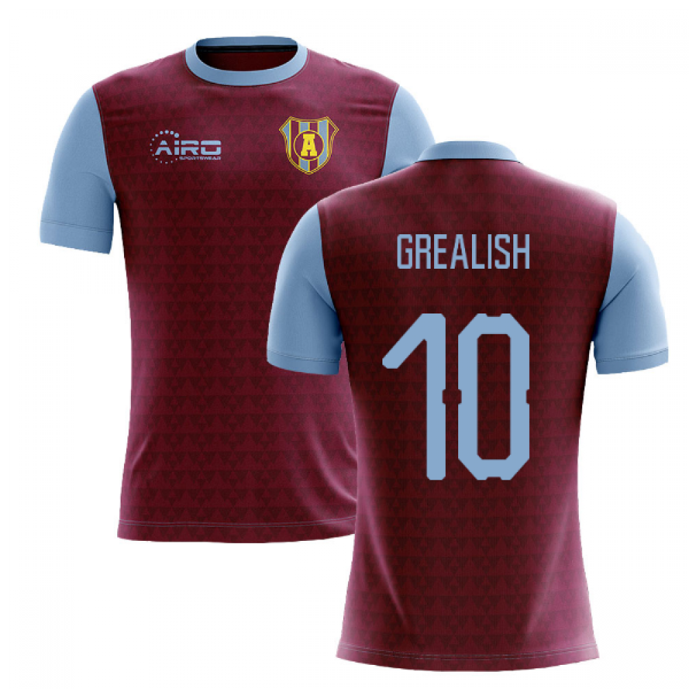2023-2024 Villa Home Concept Football Shirt (Grealish 10)
