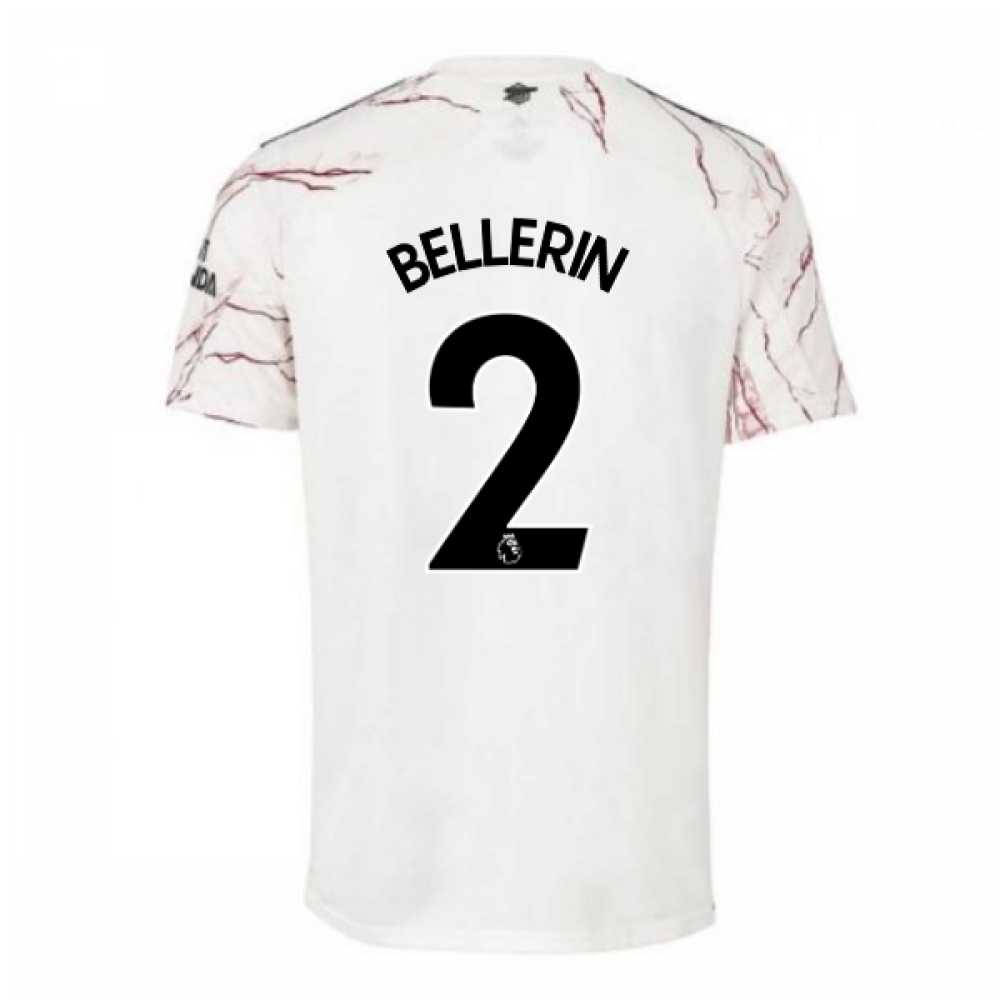 2020-2021 Arsenal Adidas Away Football Shirt (BELLERIN 2)