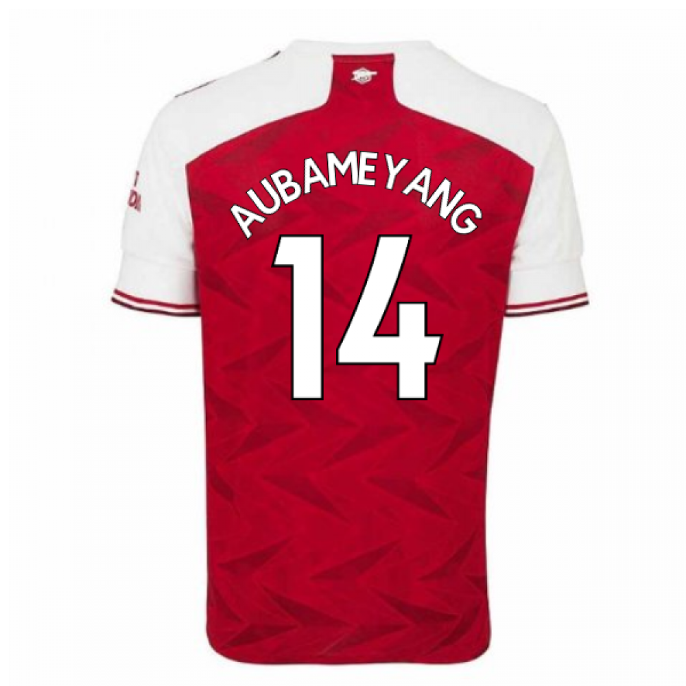 2020-2021 Arsenal Adidas Home Football Shirt (Kids) (AUBAMEYANG 14)