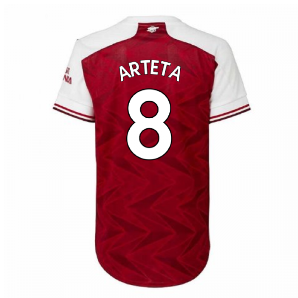 2020-2021 Arsenal Adidas Womens Home Shirt (ARTETA 8)