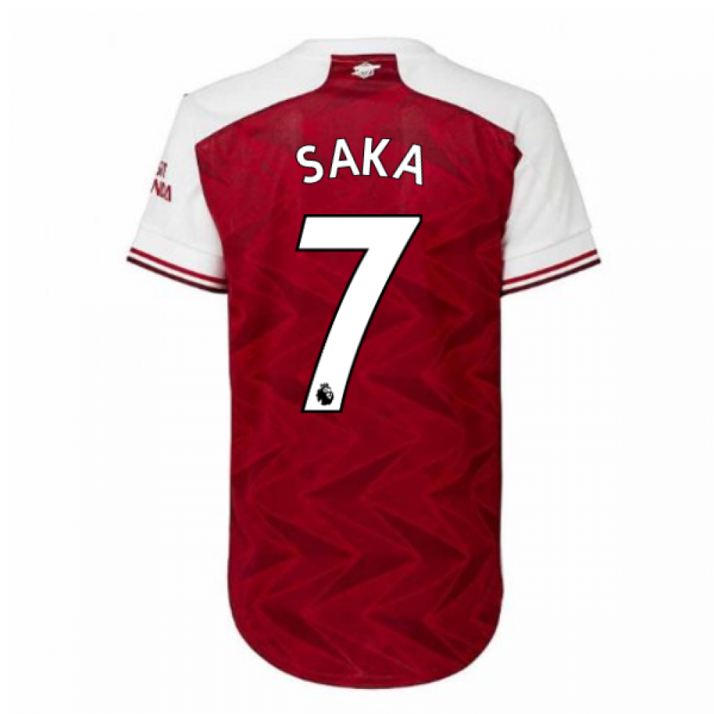 2020-2021 Arsenal Adidas Womens Home Shirt (SAKA 7)