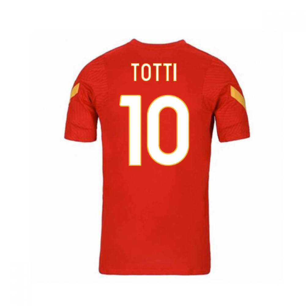 2020-2021 AS Roma Nike Training Shirt (Red) - Kids (TOTTI 10)