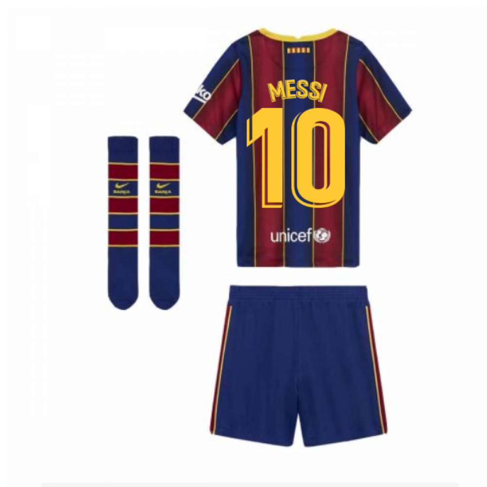 Winst Fabriek Meesterschap 2020-2021 Barcelona Home Nike Little Boys Mini Kit (MESSI 10)  [CD4590-456-180929] - €68.31 Teamzo.com