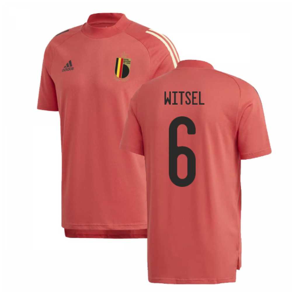 2020-2021 Belgium Adidas Training Tee (Red) (WITSEL 6)